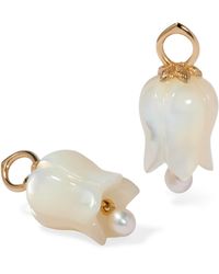 Annoushka - Diamond And Pearl Earring Drops - Lyst