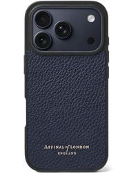 Aspinal of London - Grained Leather Iphone 17 Pro Case - Lyst