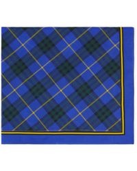 Burberry - Cotton Check Scarf - Lyst