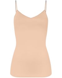 Hanro - Cotton Seamless Padded Camisole - Lyst