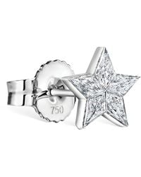 Maria Tash - Invisible Set Diamond Star Stud Earring - Lyst