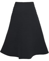 Pleats Please Issey Miyake - Bounce Knit Midi Skirt - Lyst