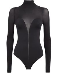 Wolford - High-Neck Bustier Bodysuit - Lyst