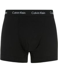 Calvin Klein - Stretch Cotton Boxer Briefs (pack Of 3) - Lyst