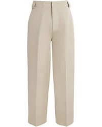 Ami Paris - Cotton Baggy Trousers - Lyst