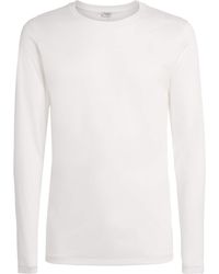 Zimmerli of Switzerland - 286 Sea Island Long-Sleeve T-Shirt - Lyst