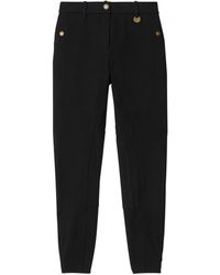 Burberry - Stretch Cotton Herringbone Jodhpurs - Lyst