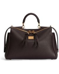 Dolce & Gabbana - Calfskin Vittoria Top-Handle Bag - Lyst