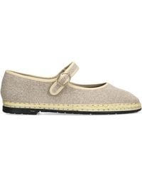 Flabelus - Linen Imelda Mary Janes - Lyst