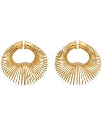 Alaïa - Spiral Hoop Earrings - Lyst