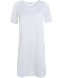 Hanro - Cotton Deluxe Short Sleeve Nightdress - Lyst