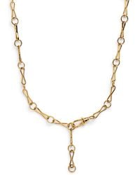 Azlee - Large Motif Chain Necklace - Lyst