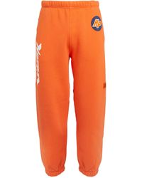 heron preston orange sweatpants