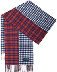 Loewe - X Cosima Von Bonin Wool-Cashmere Check Scarf - Lyst