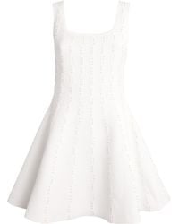 Sandro - Beaded Knit Mini Dress - Lyst