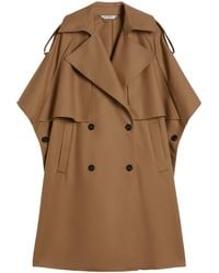 Max Mara - Cashmere Double-Breasted Cape - Lyst