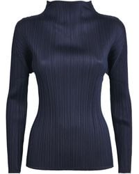 Pleats Please Issey Miyake - New Colorful Basics 4 Long-Sleeve Top - Lyst