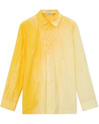 Loewe - Cotton-Blend Dyed Shirt - Lyst
