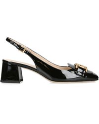 Tod's - Leather Kate Slingback Pumps 50 - Lyst