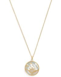 L'Atelier Nawbar - And Diamond Sunrise Pendant Necklace - Lyst