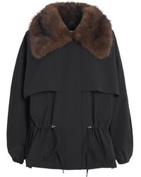 Charoux - Faux Fur-Collar Arctik Parka Jacket - Lyst