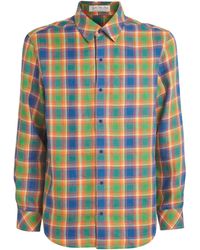 God's True Cashmere - Linen Check Brilliant Shirt - Lyst