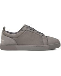 Christian Louboutin - Louis Jr Canopy Suede Sneakers - Lyst