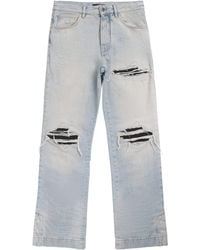 Amiri - Distressed Mx1 Straight Flare Jeans - Lyst