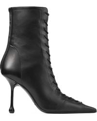 Jimmy Choo - Scarlett 95 Leather Boots - Lyst