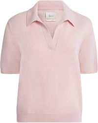 Harrods - Cotton-Cashmere Collared Sweater - Lyst