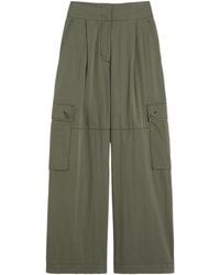 Weekend by Maxmara - Cotton-Blend Cargo Trousers - Lyst