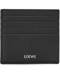 Loewe - Leather Logo Card Holder - Lyst