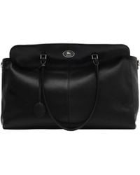 Burberry - Leather Knight Stamp Tote Bag - Lyst