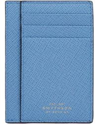 Smythson - Panama Leather Compact Card Holder - Lyst