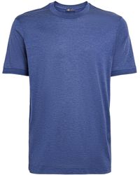 Paul & Shark - Cotton-Silk Melange T-Shirt - Lyst