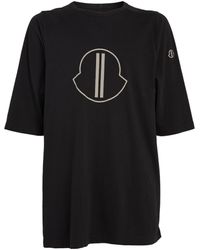 Rick Owens - X Moncler Cotton Ss Level T-shirt - Lyst