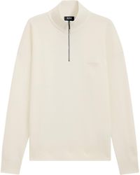 BOSS - X Aston Martin Wool Quarter-Zip Sweater - Lyst