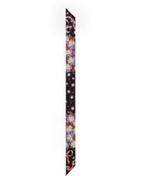 Dolce & Gabbana - Silk Floral Skinny Scarf - Lyst