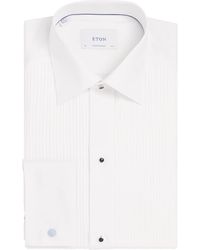 Eton - Plissé-Front Contemporary Fit Shirt - Lyst