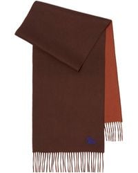 Burberry - Cashmere Reversible Ekd Scarf - Lyst