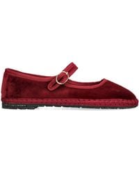 Flabelus - Velvet Lucrecia Mary Janes - Lyst