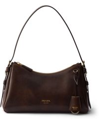 Prada - Medium Leather Aimée Shoulder Bag - Lyst