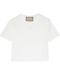 Gucci - Retro Square G T-shirt - Lyst