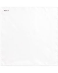 Eton - Silk Pocket Square - Lyst