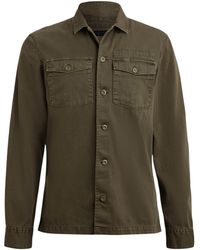 AllSaints - Cotton Spotter Overshirt - Lyst