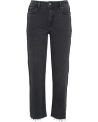 PAIGE - Embellished Mason Ankle Straight Jeans - Lyst