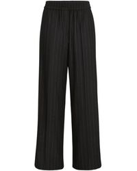 Brunello Cucinelli - Virgin Wool-Blend Pinstripe Trousers - Lyst