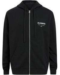 AllSaints - Organic Cotton Underground Hoodie - Lyst