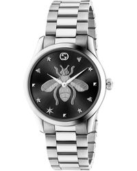 Gucci - Stainless Steel G-timeless Watch 38mm - Lyst
