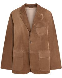 dunhill - Suede Blazer - Lyst